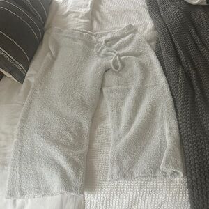 Aerie Soft cream Sherpa Lounge Pants